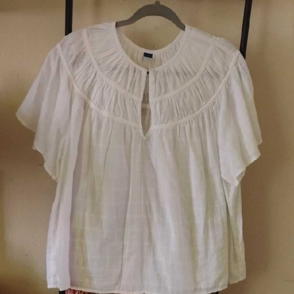 Elegant White Women's Top